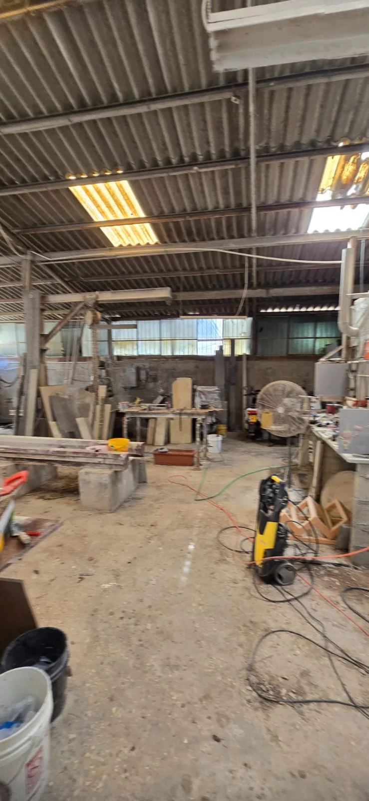 מבנה תעשייה 400 מ"ר להשכרה, אזור התעשייה בת ים